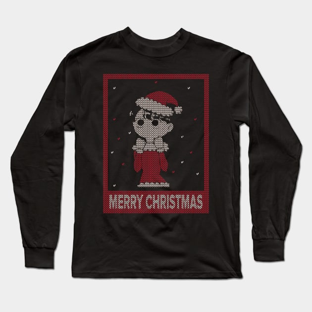 Komi San Merry Christmas Long Sleeve T-Shirt by Madelyn_Frere